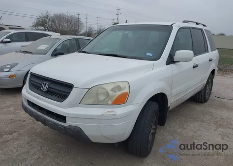 2003 Honda Pilot Ex-L из США, поврежденный, VIN 2HKYF18613H511367